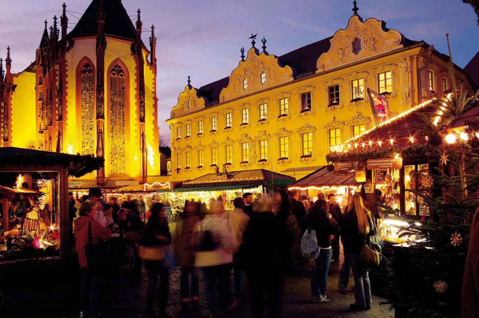 Kerstmarkt Würzburg Duitsland Würzburger Weihnachtsmarkt 2023