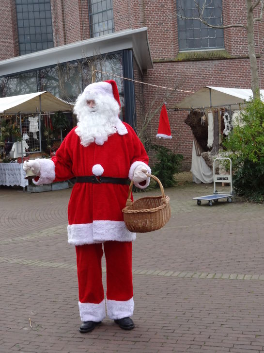 Ontvangst door de kerstman