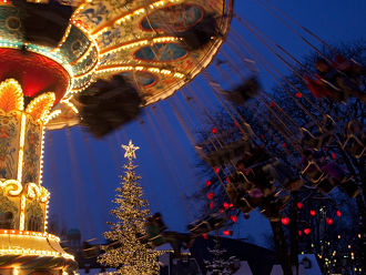  Kerstmarkt Tivoli in Kopenhagen