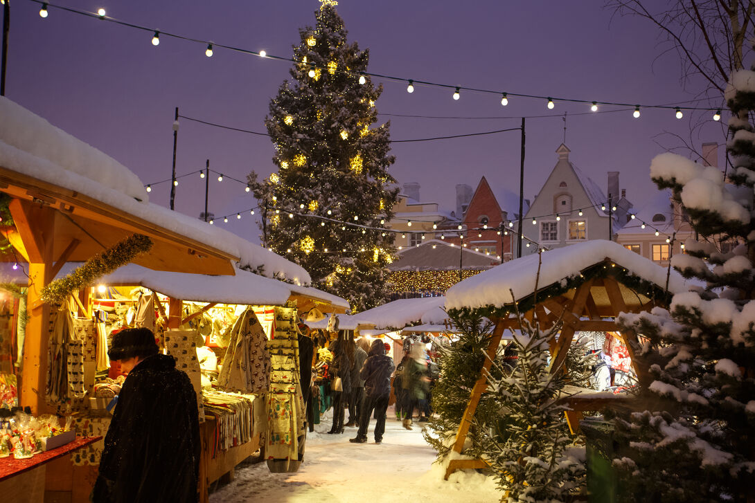  Kerstmarkt van Tallinn in Tallinn