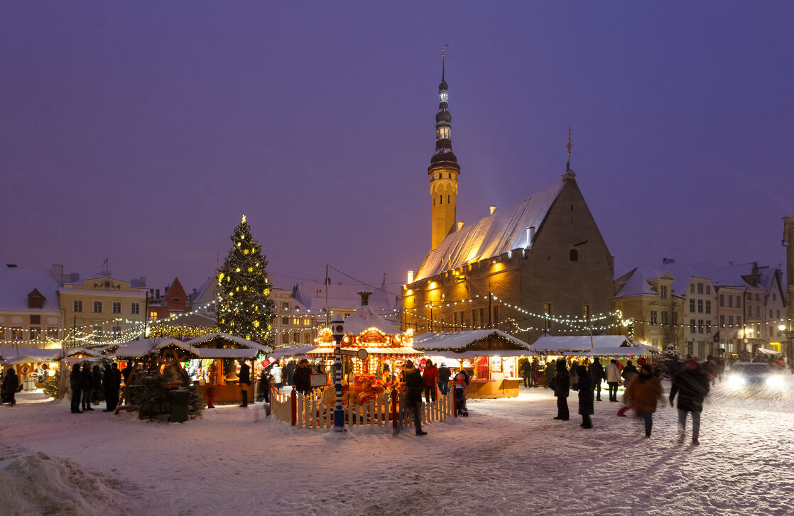  Kerstmarkt van Tallinn in Tallinn