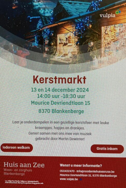  Kerstmarkt  in Brugge