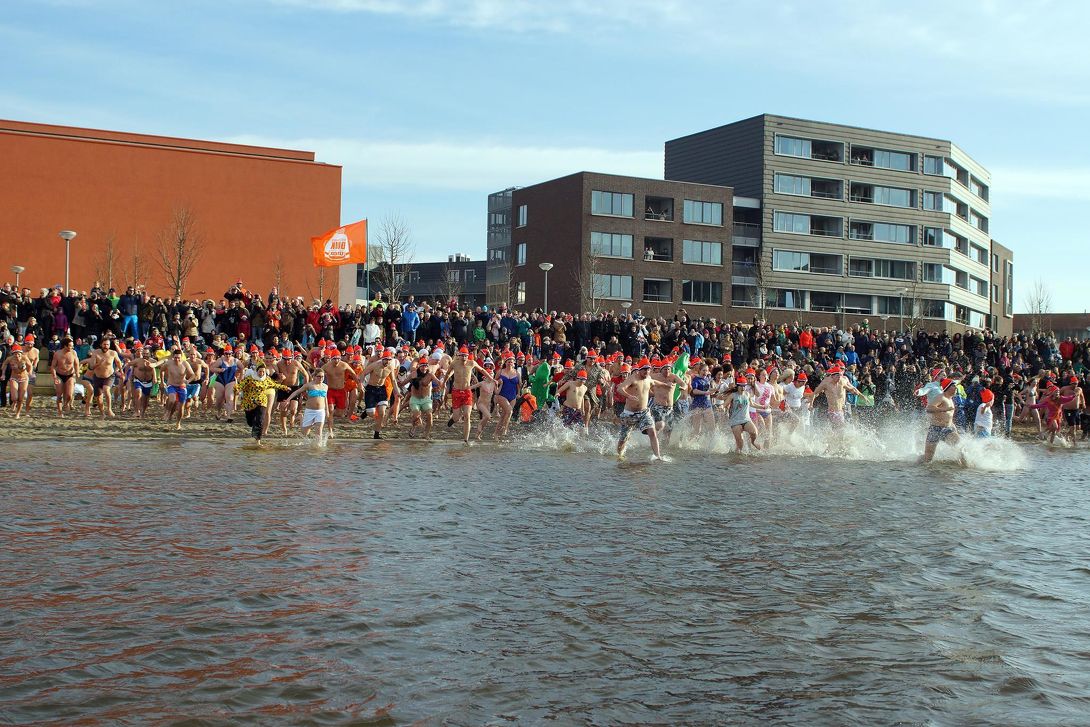  Nieuwjaarsduik Rosmalen (Groote Wielen) in Rosmalen